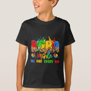 T-shirt Mois de l'autisme Journée mondiale de la Sensibili