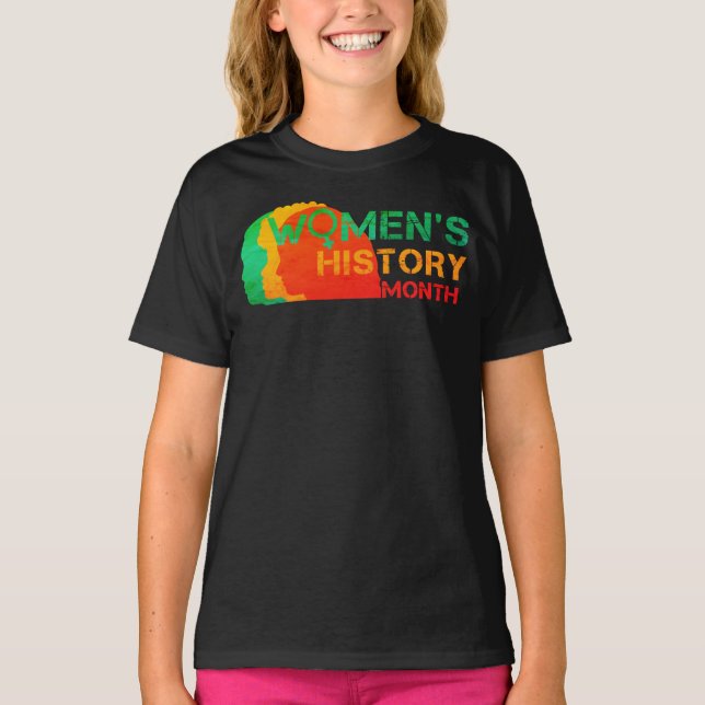 T-SHIRT MOIS DE L'HISTOIRE DES FEMMES (Devant)