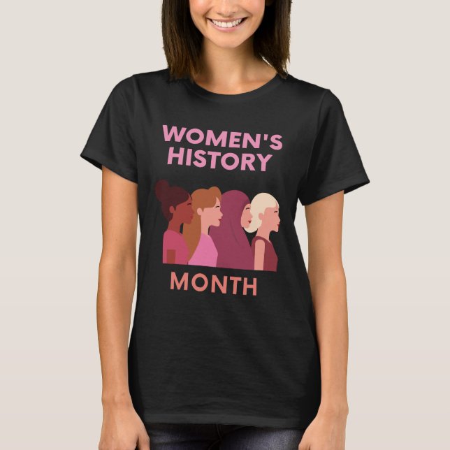 T-shirt Mois de l'histoire des femmes (Devant)