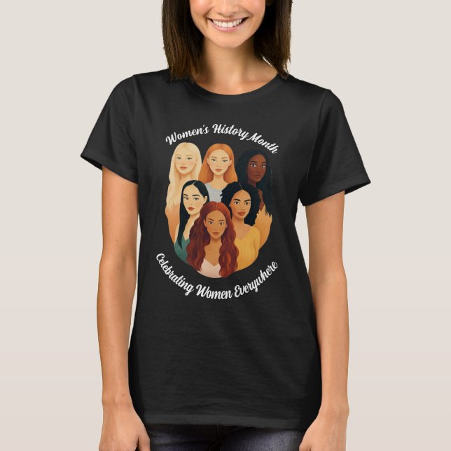 T-shirt Mois de l'histoire des femmes (Devant)