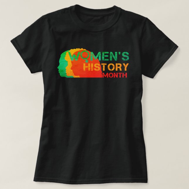 T-SHIRT MOIS DE L'HISTOIRE DES FEMMES (Design devant)