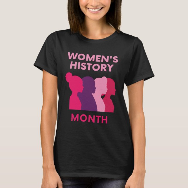 T-shirt Mois de l'histoire des femmes (Devant)
