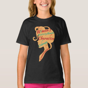 T-SHIRT MOIS DE L'HISTOIRE DES FEMMES CARACTÈRE COURAGE EN