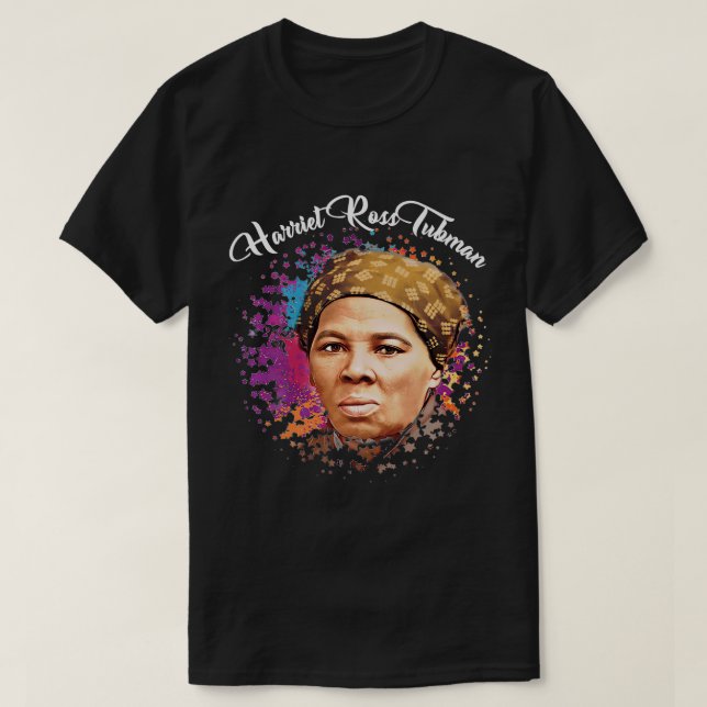 T-shirt Mois de l'histoire des femmes noires Harriet Ross  (Design devant)