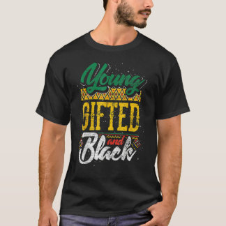 T-shirt Mois De L'Histoire Des Jeunes Cadeaux Et Noirs Afr
