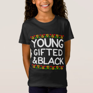 T-Shirt Mois De L'Histoire Des Jeunes Cadeaux Et Noirs Afr