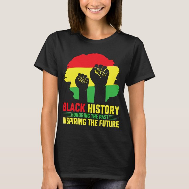 T-shirt Mois de l'histoire des Noirs (Devant)