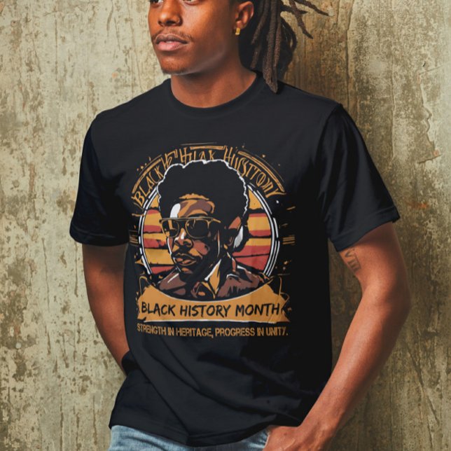 T-shirt Mois de l'histoire des Noirs (Créateur téléchargé)
