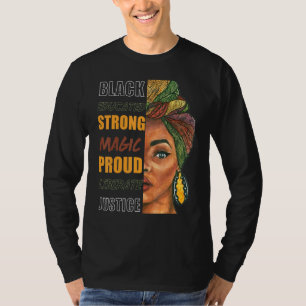 T-shirt Mois de l'histoire des Noirs 2022 Femmes Noires fo