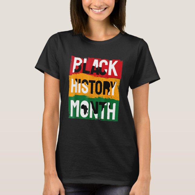 T-shirt Mois de l'histoire des Noirs 2022 Histoire des Noi (Devant)