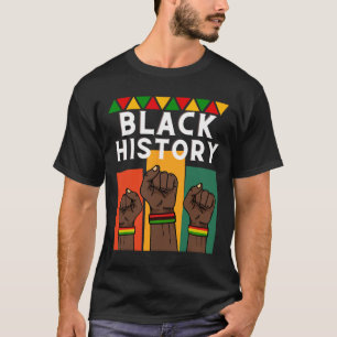 T-shirt Mois de l'histoire des Noirs 2025 Afro-Américain p