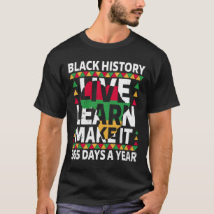T-shirt Mois de l'histoire des Noirs 2025 Vêtements