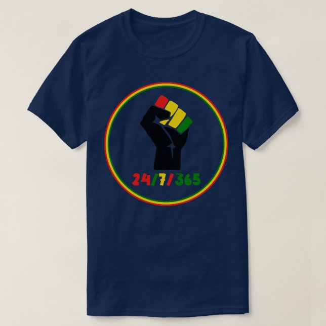 T-shirt Mois de l'histoire des Noirs 247365 7 (Design devant)
