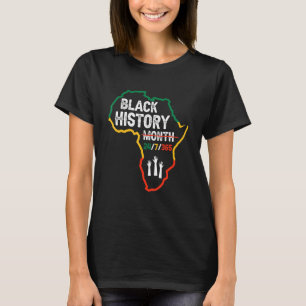 T-shirt Mois de l'histoire des Noirs 247365 Melanin Africa