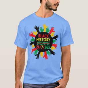 T-shirt Mois de l'histoire des Noirs 247365 Melanine Afric