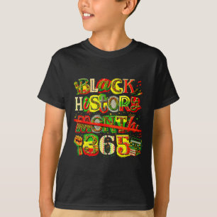 T-shirt Mois de l'histoire des Noirs 365 rétro fierté cult