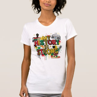 T-shirt Mois de l'histoire des Noirs Activisme fort des fe