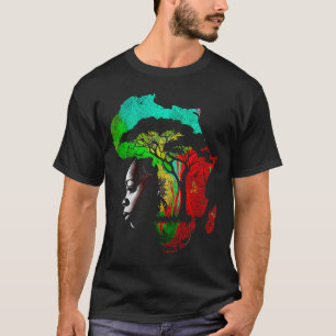 T-shirt Mois de l'histoire des Noirs Ancêtres afro-améric
