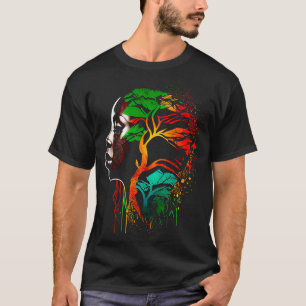 T-shirt Mois de l'histoire des Noirs Ancêtres Afro-América