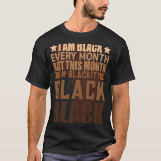 T-shirt Mois de l'histoire des Noirs Autonomisation Black 