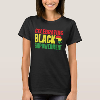 T-shirt Mois de l'histoire des Noirs célébrant l'autonomis