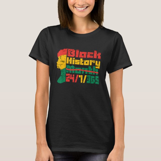 T-shirt Mois de l'histoire des noirs d'Afrique 247365 Mela (Devant)