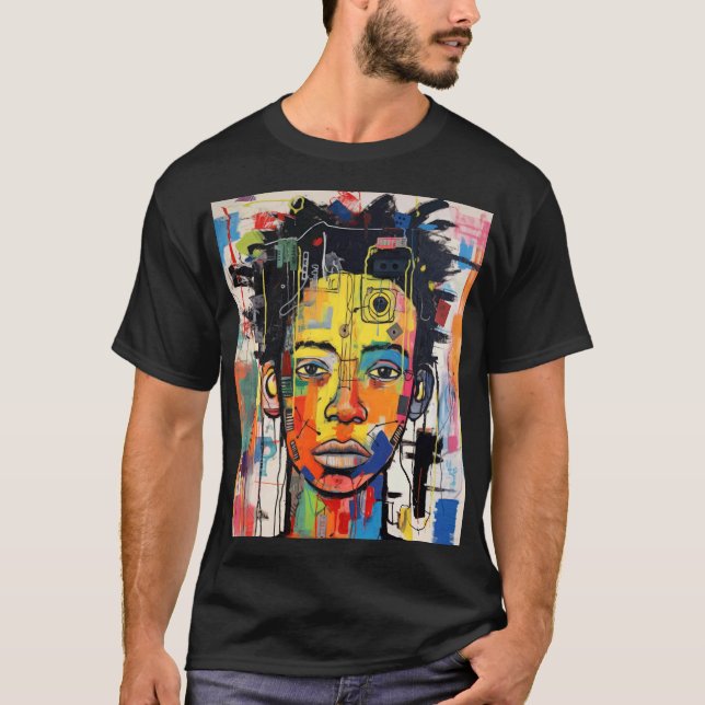 T-shirt Mois de l'histoire des Noirs et 17ème Amérique afr (Devant)