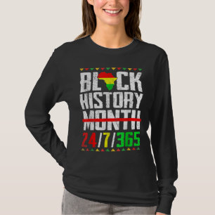 T-shirt Mois de l'histoire des Noirs Femme africaine - Afr