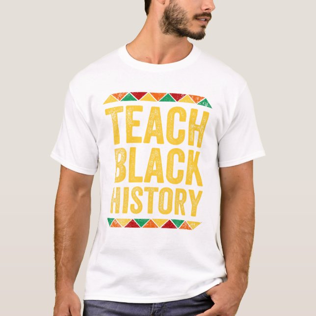 T-shirt Mois de l'histoire des Noirs Fierté (Devant)