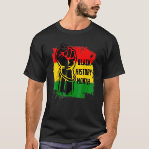T-shirt Mois de l'histoire des Noirs Fierté africaine Homm