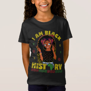 T-Shirt Mois de l'histoire des Noirs Filles Africaines Fem