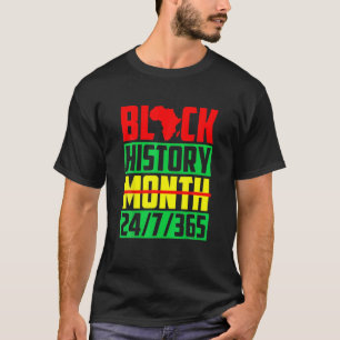 T-shirt Mois de l'histoire des Noirs Forte HBCU Pride, Jun