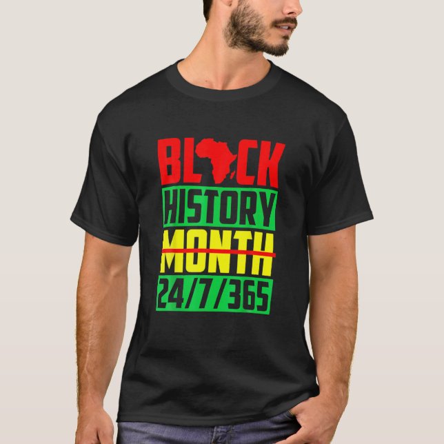 T-shirt Mois de l'histoire des Noirs Forte HBCU Pride, Jun (Devant)