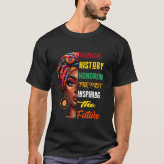 T-shirt Mois de l'histoire des Noirs Hommage au passé Insp