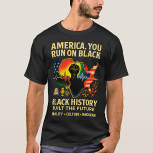 T-shirt Mois de l'histoire des Noirs hommes du patrimoine
