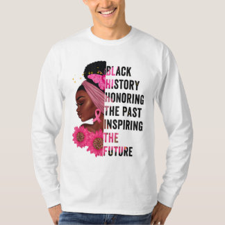 T-shirt Mois de l'histoire des Noirs honorant le passé Ins