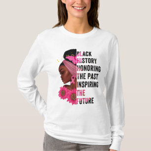 T-shirt Mois de l'histoire des Noirs honorant le passé Ins