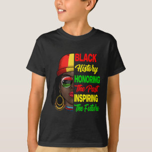 T-shirt Mois de l'histoire des Noirs honorant le passé Ins