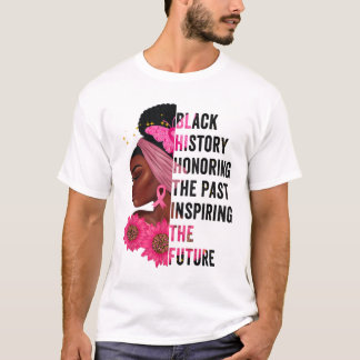 T-shirt Mois de l'histoire des Noirs honorant le passé Ins