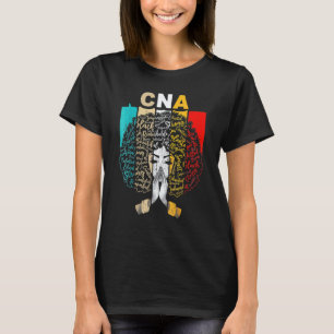 T-shirt Mois de l'histoire des Noirs Infirmière Cna Mélani