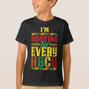 T-shirt Mois de l'histoire des Noirs Je soutiens pour chaq