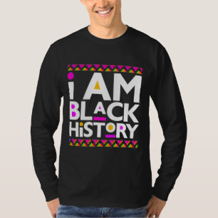 T-shirt Mois de l'histoire des Noirs Melanin King Queen Ho