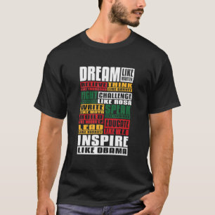 T-shirt Mois de l'histoire des Noirs Pays afro-américain C