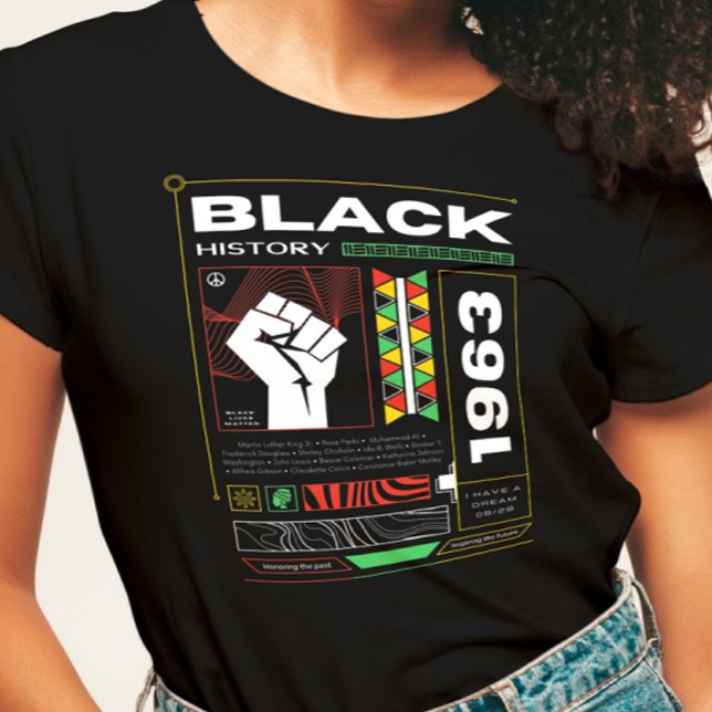 T-shirt Mois de l'histoire des noirs Rues Vêtements de rue (Créateur téléchargé)
