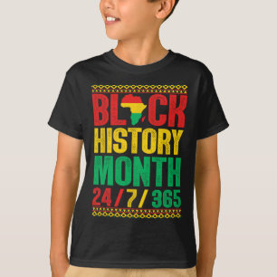 T-shirt Mois De L'Histoire Noire 247365 Chemise Afrique Po