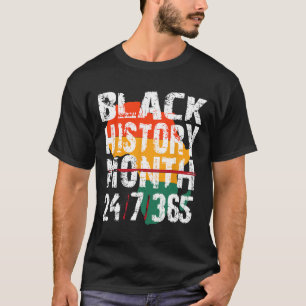 T-shirt Mois De L'Histoire Noire 247365 Chemise Afrique Po