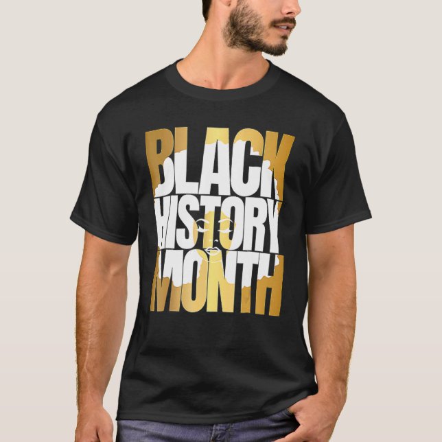 T-shirt Mois de l'histoire noire 24 7 BHM African Pride Ho (Devant)