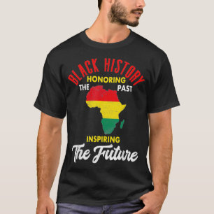 T-shirt Mois de l'histoire noire Africain Américain Fier F