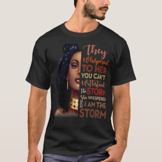 T-shirt Mois De L'Histoire Noire Africaine Femme Afro Je S