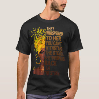 T-shirt Mois De L'Histoire Noire Africaine Femme Afro Je S